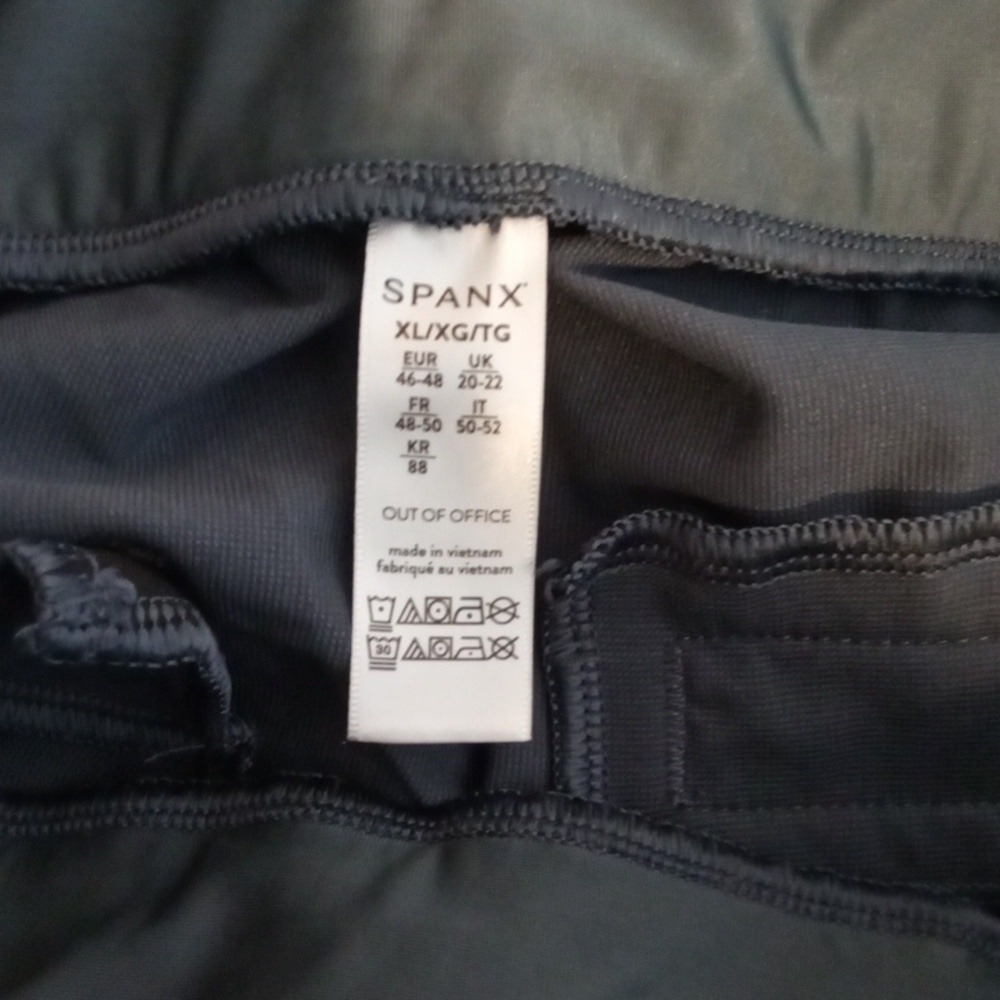 Spanx Out Of The Office Jogger Pant In Dark Storm Blue Casual Womens Xl - Picture 6 of 9